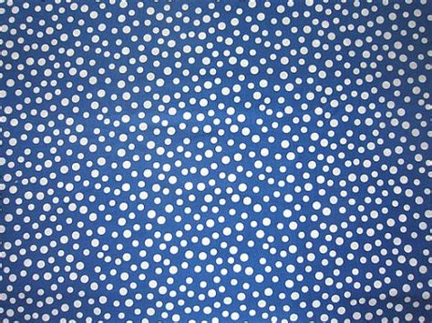 Blue Polka Dot Fabric Royal Blue And White 1 Yard Only Etsy Polka Dot