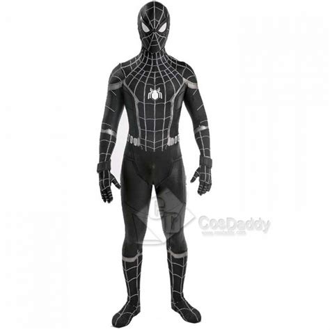 Marvel Spider Manhomecoming Black Spiderman Costume Jumpsuit Bodysuit