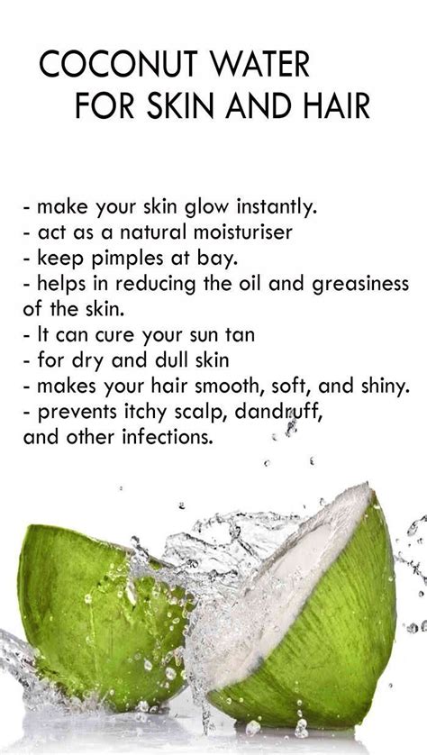 Coconut Water Benefits And Remedies For Skin And Hair Coconut Water