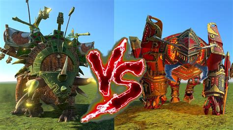 Ancient Stegadon VS K Daai Destroyer Total War Warhammer 3 YouTube