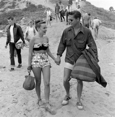Beach Date 1950s