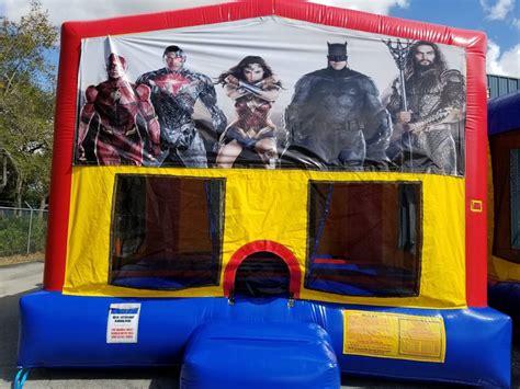 Justice League Bounce House Bounce House Rental Water Slide Inflatable Party Rental