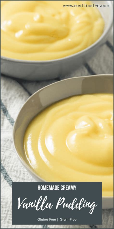 Homemade Vanilla Pudding Real Food Rn