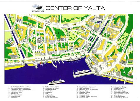 Yalta Map Yalta Ukraine Mappery