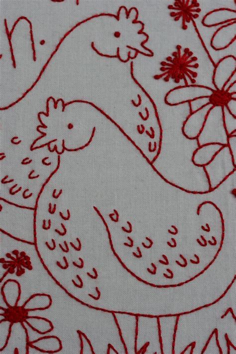 Leanne S House Redwork Patterns Machine Embroidery Patterns
