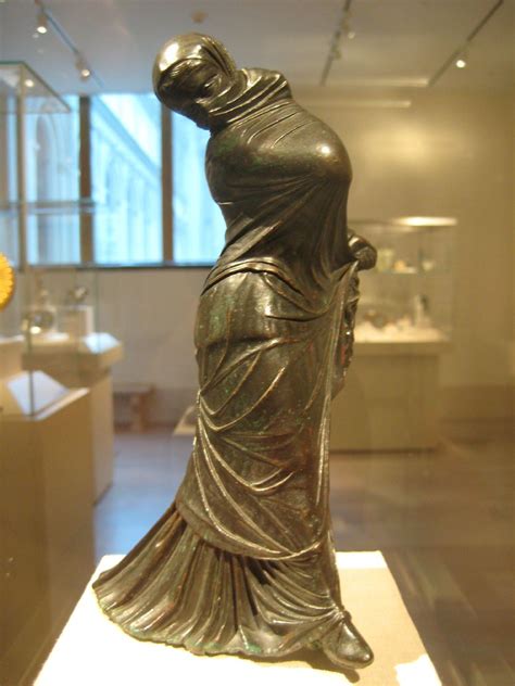 Bronze Statuette Of A Veiled And Masked Dancer Greek 3rd Flickr