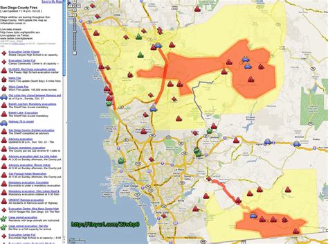 27 Map Of Fires In San Diego Online Map Around The World