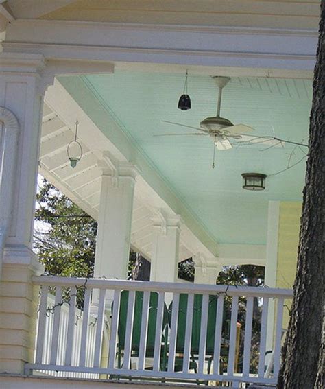 5 Simple Ideas For An Easy Outdoor Update Blue Porch Ceiling Porch