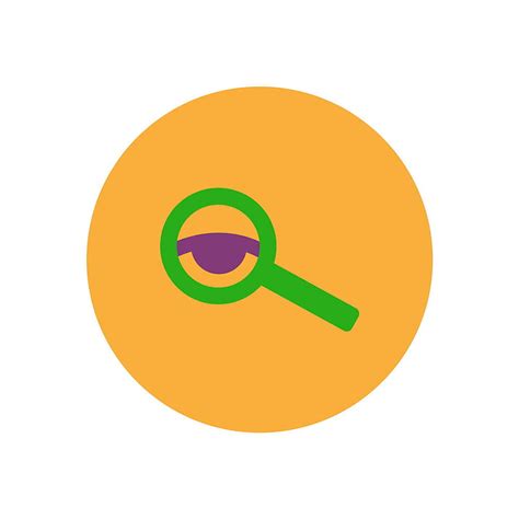 Stylish Icon In Color Circle Eyesight Check Vector Eps Ai Uidownload