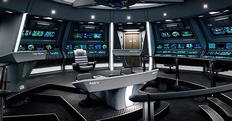 Uss Enterprise D Real Time Star Trek Series The Bridge Of The Original