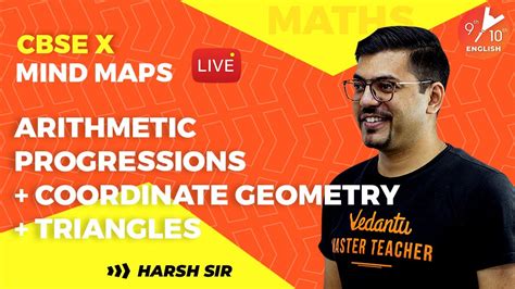 Arithmetic Progressions Coordinate Geometry And Triangles Mind Maps