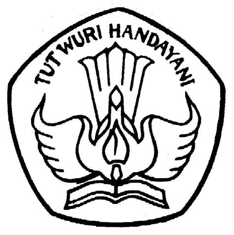 Logo Tut Wuri Handayani Hitam Putih Kulturaupice