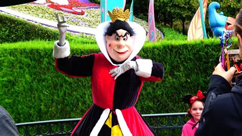 4k Queen Of Hearts Alices Adventures Wonderland Disneyland Paris