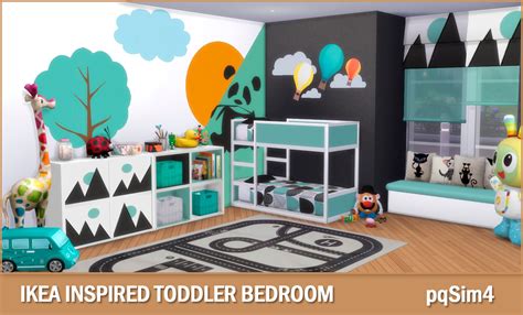 Ikea Inspired Toddler Bedroom Sims 4 Custom Content
