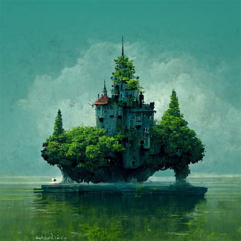 Floating Castle By Xaronia On Deviantart In 2022 Castle Floating Art
