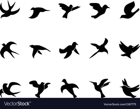 Sparrow Flying Silhouette