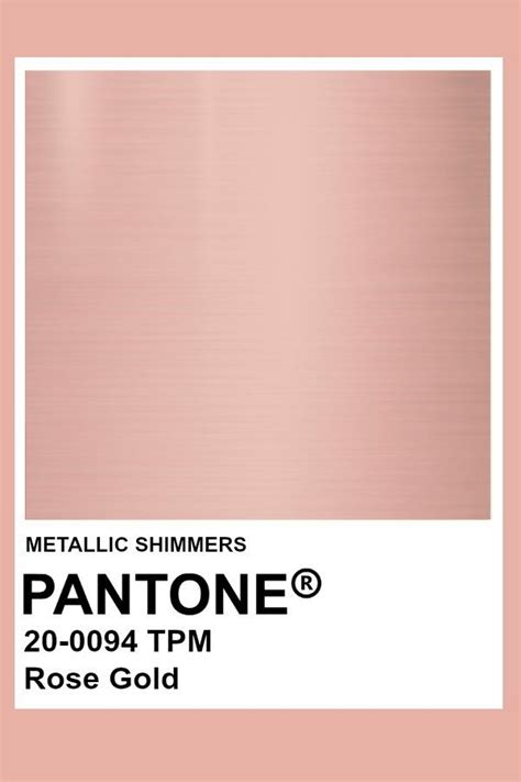 Today, rose gold's appeal is broad—it now features on everything from kitchen appliances to cars. Rose Gold #Metallic #Pantone #Color | Rose gold pantone ...