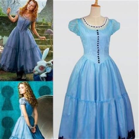 Alice In Wonderland 2010 Cosplay Costume Dress Costume Party World