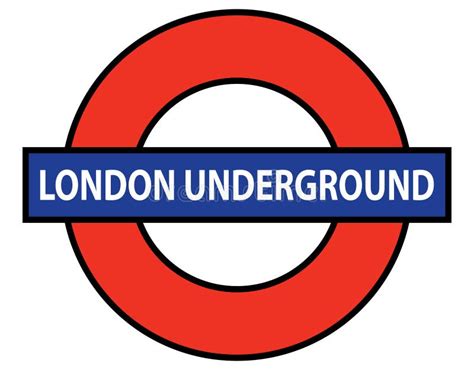 London Underground Traditional Sign Editorial Photography