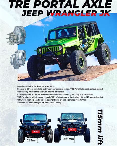 Enhance Your Jeep Wrangler With Tre Portal Axle