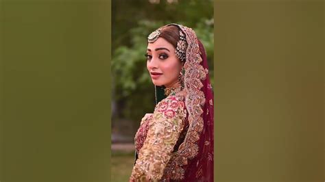 Nawal Saeed Bridal Look With Beautiful Makeup Shorts Nawalsaeed