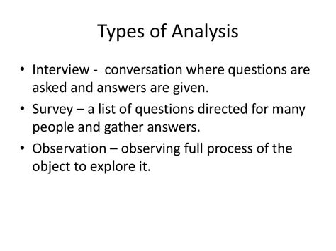 Data Analysis Types Of Analysis презентация онлайн