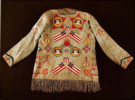 Lakota Quilled Buckskin Jacket Native American Clothing American