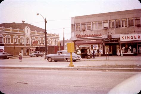 Old Street Corner In Berwyn Illinois