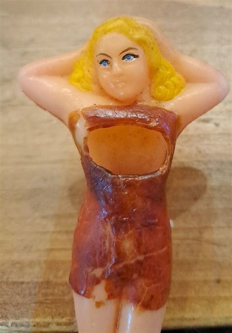 Vintage Sexy Suzy Novelty Gag T Doll Risque 60s Mcm Pin Up Blonde