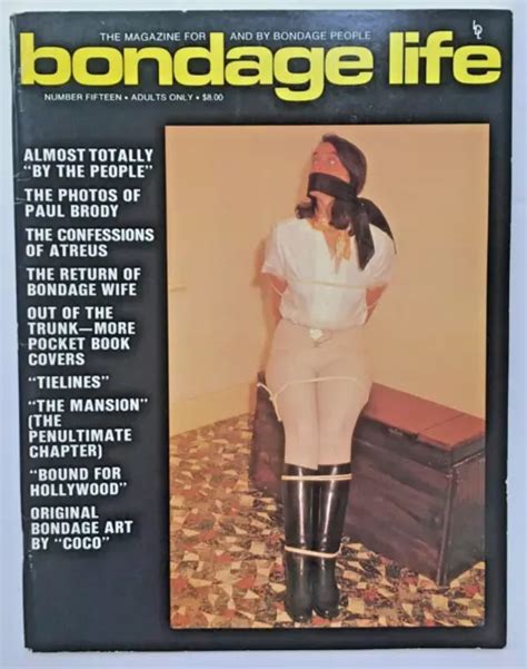 Bondage Life Magazine Bd Kink Adult Retro Glossy Photos For