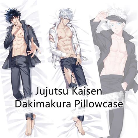 Anime Jujutsu Kaisen Gojo Satoru Fushiguro Megum Dakimakura Hugging