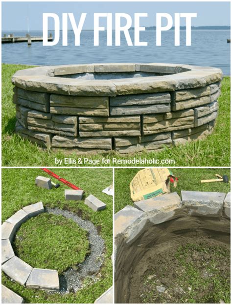 Check spelling or type a new query. Remodelaholic | DIY Retaining Wall Block Fire Pit