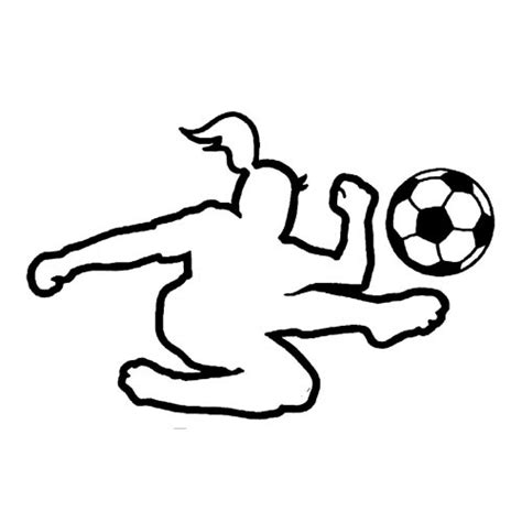 Girl Kicking Soccer Ball Clipart Free Download On Clipartmag