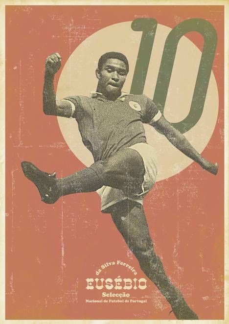 36 Cool Examples Of Retro Football Posters Affiches De Football Art