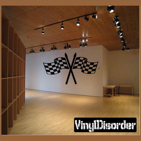 Ability is what you're capable of doing inspirational quote wall decal. Checkered Flag Wall Decal - Vinyl Decal - Car Decal ...