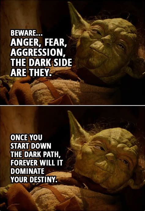 Anger Fear Aggression The Dark Side Are They Scattered Quotes