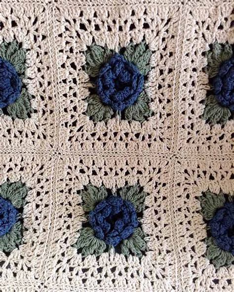 Country Rose Afghan Crochet Pattern Maggies Crochet