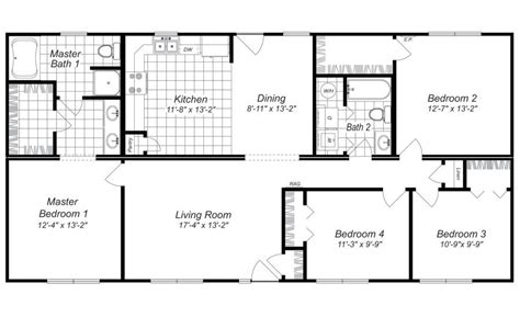 Best 4 Bedroom House Floor Plans 4 Bedroom House