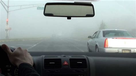 Accident During Very Heavy Fog Conditions Youtube
