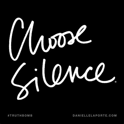 Choose Silence Subscribe Truthbomb Words