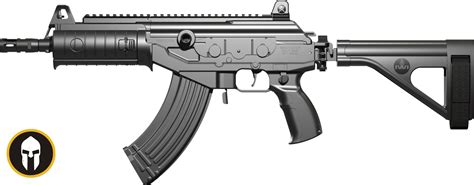 Iwi Galil Ace 762x39mm Semi Auto Pistol With Factory Handguards And