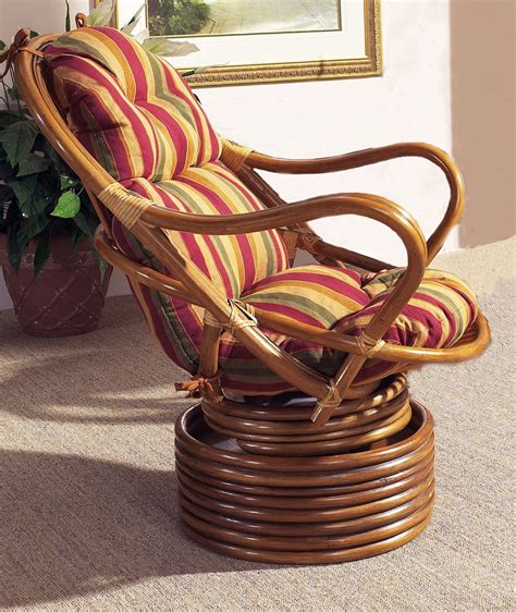 This mission rocking chair is finished in rich espresso. Swivel Rocker Cushion Rattan | Home Design Ideas