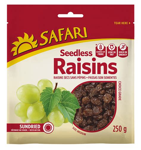 Seedless Raisins Safari Dried Fruits