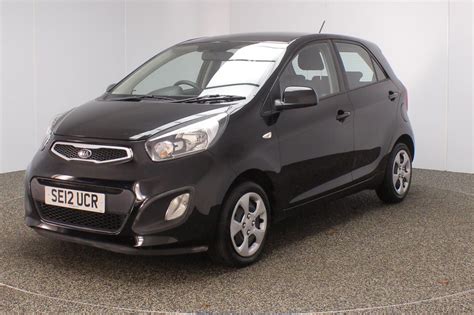 Used 2012 Black Kia Picanto Hatchback 10 1 5dr 68 Bhp For Sale In
