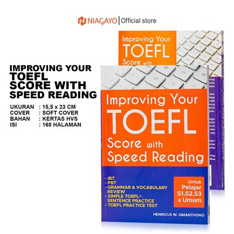 Jual Buku Bahasa Inggris Referensi Bahasa Inggris Improving Your Toefl
