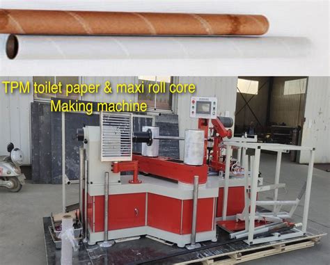 Maxi Roll Tube Winding Toilet Paper Core Making Cutting Machine China