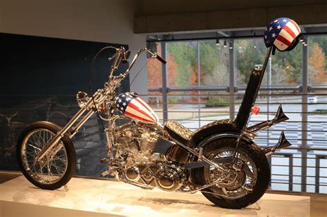 Oldmotodude Easy Rider Captain America Replica On Display At The
