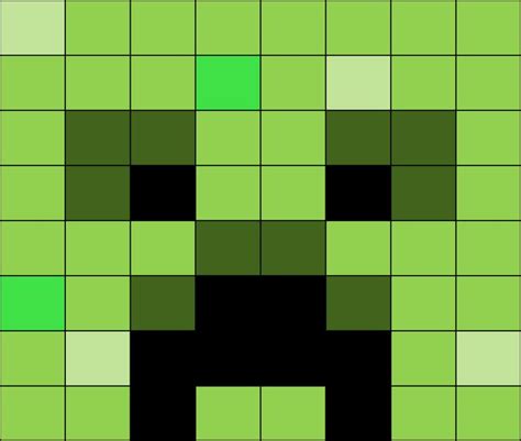 Easy Minecraft Creeper Pixel Art Sonic Minecraft Pixel Art Grid Easy