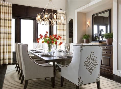 Hamptons Inspired Luxury Home Dining Room Robeson Design