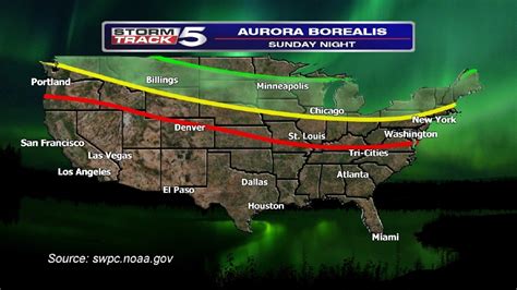 Northern Lights On Display Sunday